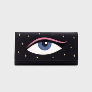BILLETERA LARGA LUCKY EYE NEGRO