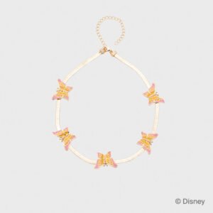 COLLAR BUTTERFLIES MAXI AMARILLO
