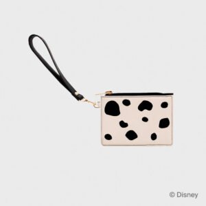 TARJETERO CON ASA 101 DALMATIANS HUESO