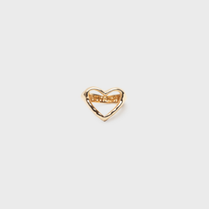 ANILLO CORAZON CORINA DORADO