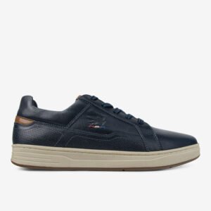 Zapatilla De Cuero Azul 1UIR001