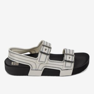 Sandalia Slider Hueso/Negro 2GZD19