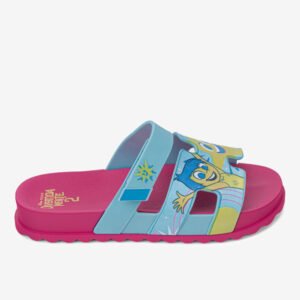 Sandalia Slider Intensamente Rosa/Celeste 2IOA96