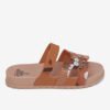 Sandalia Slider Intensamente Beige/Naranja 2IOA96
