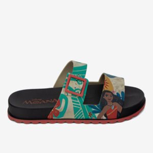 Sandalia Slider Moana Negro/Beige 2MOA30