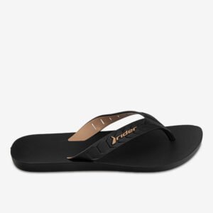 Sandalia Flip Flop Negro/Beige 2RDC30