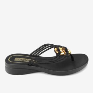 Sandalias Mujer Negro/Oro 2GDG39