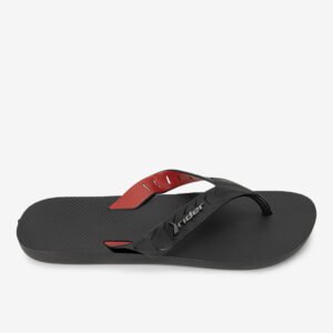 Sandalia Flip Flop Negro/Rojo 2RDC30