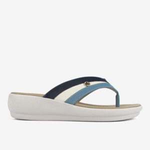 Sandalia Casual Con Plataforma Azul/Azul 3CC2001