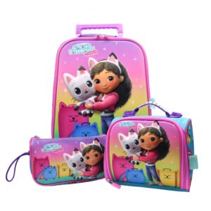 Set Maleta Con Ruedas + Lonchera + Cartuchera Gabby´s Dollhouse 6GAD2120003